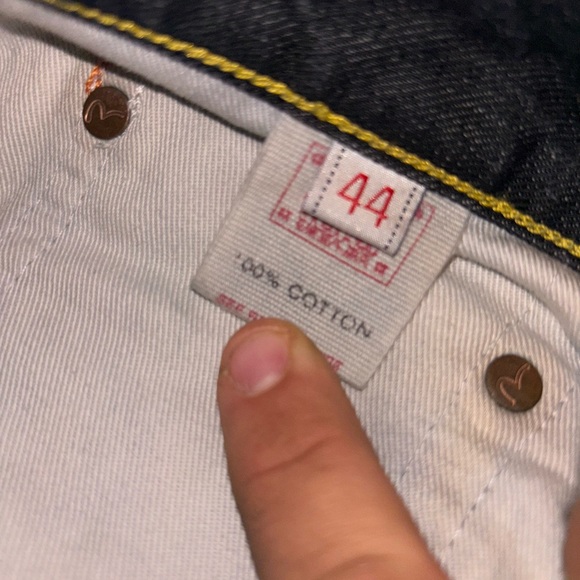 Evisu jeans size 44 green seagull - Picture 1 of 6